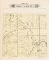 Township 25 N. Range 24 W., Harper County 1910